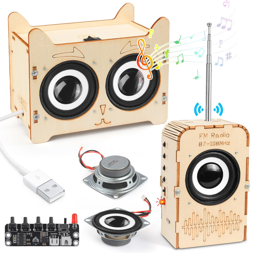 Poraxy Bluetooth speaker kit—hands-on learning for young makers.