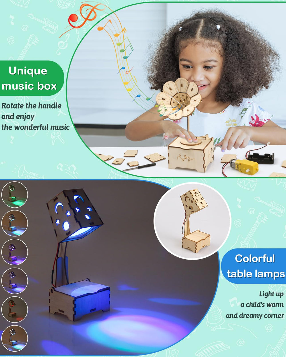Poraxy creativity and imagination build; sparks ideas while crafting.