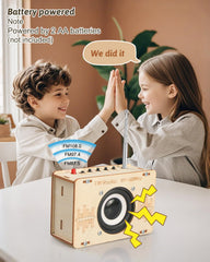 Poraxy radio kit retractable antenna demonstrates radio signal reception in action.