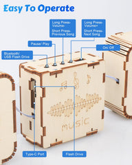 Poraxy Type-C USB power option enabling flexible setup.