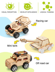 Poraxy wooden 3D puzzles with laser-cut pieces boost hands-on building skills.