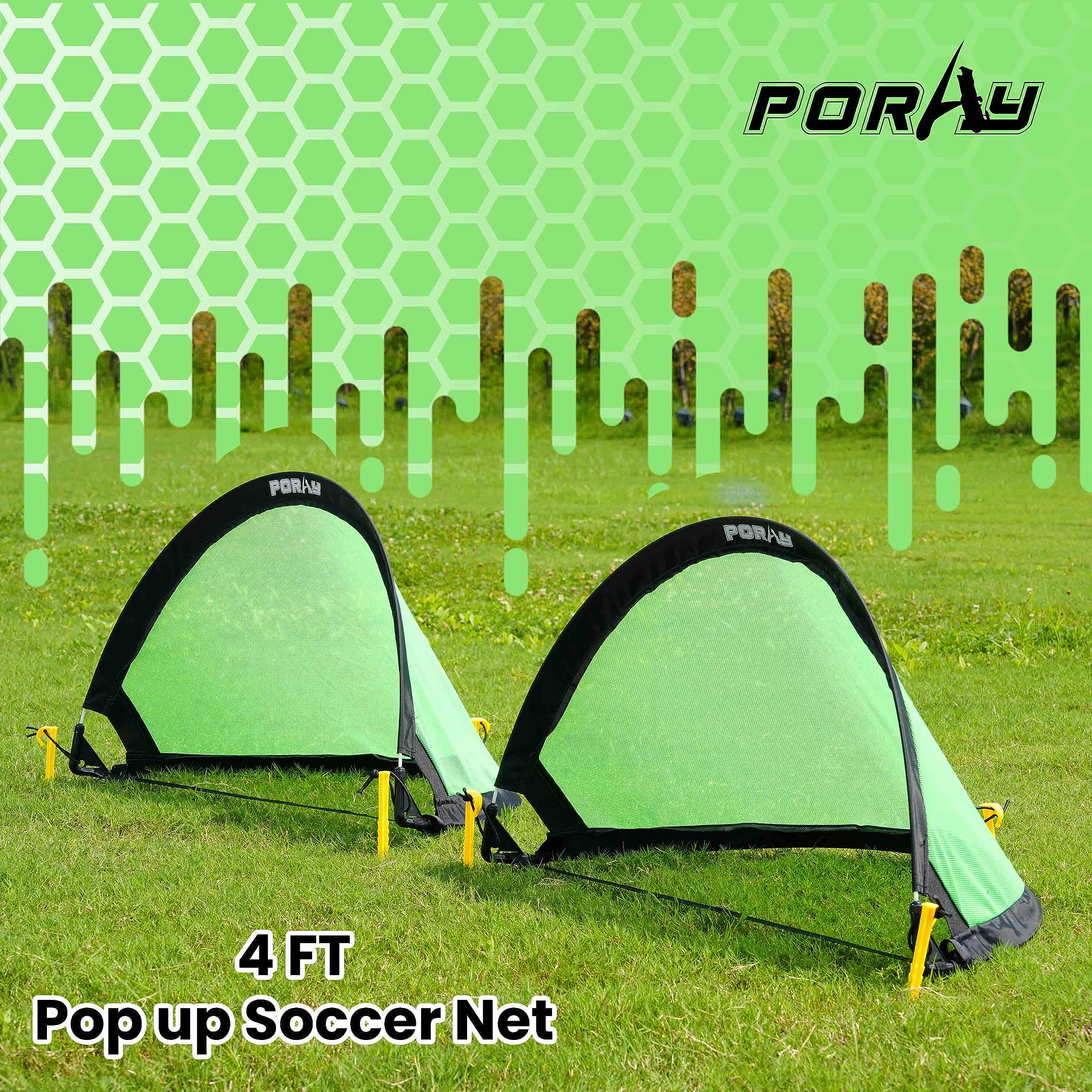 Porayhut 4ft goal in use for backyard training and friendly matches