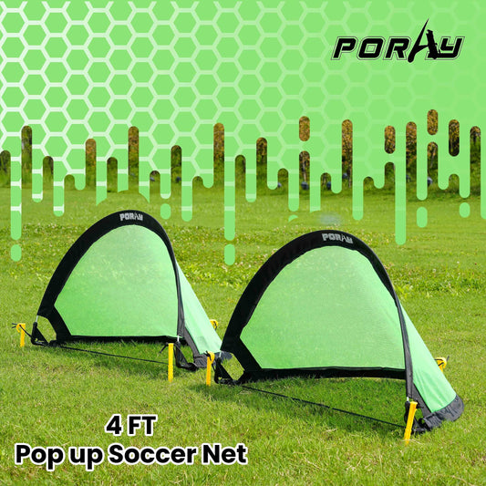 Porayhut 4ft goal in use for backyard training and friendly matches