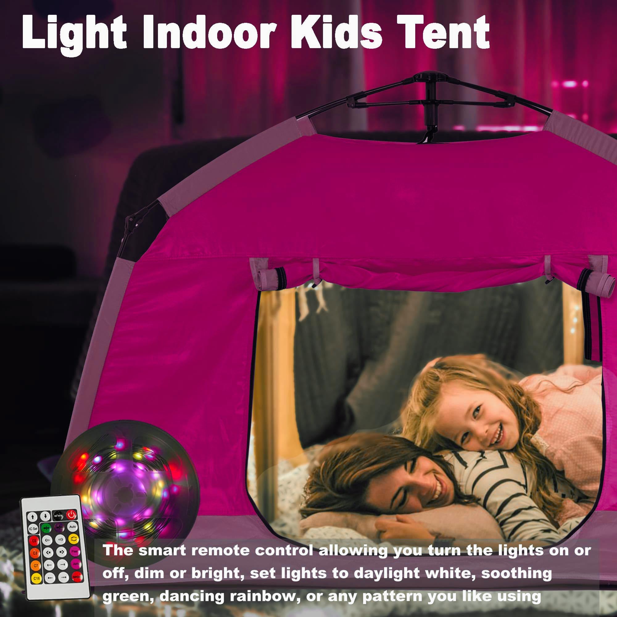 Porayhut Kids Play Tent folds compactly for travel and storage.