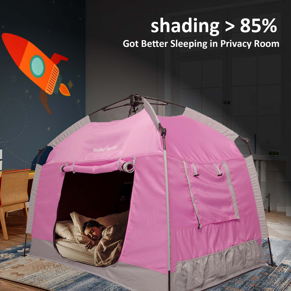 Porayhut Kids Play Tent fabric is soft, durable, and free of formaldehyde.