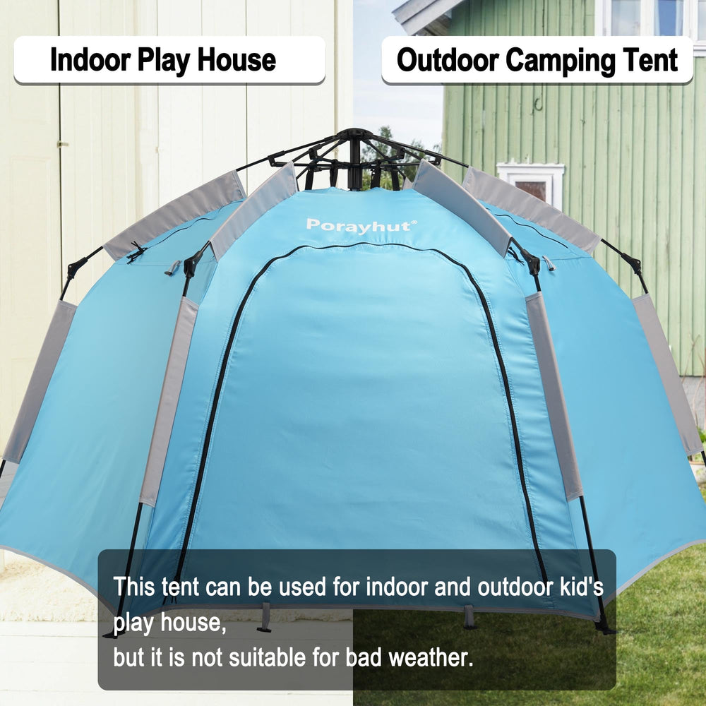 Porayhut LED-lit interior creates dreamy ambience for night-time adventures.