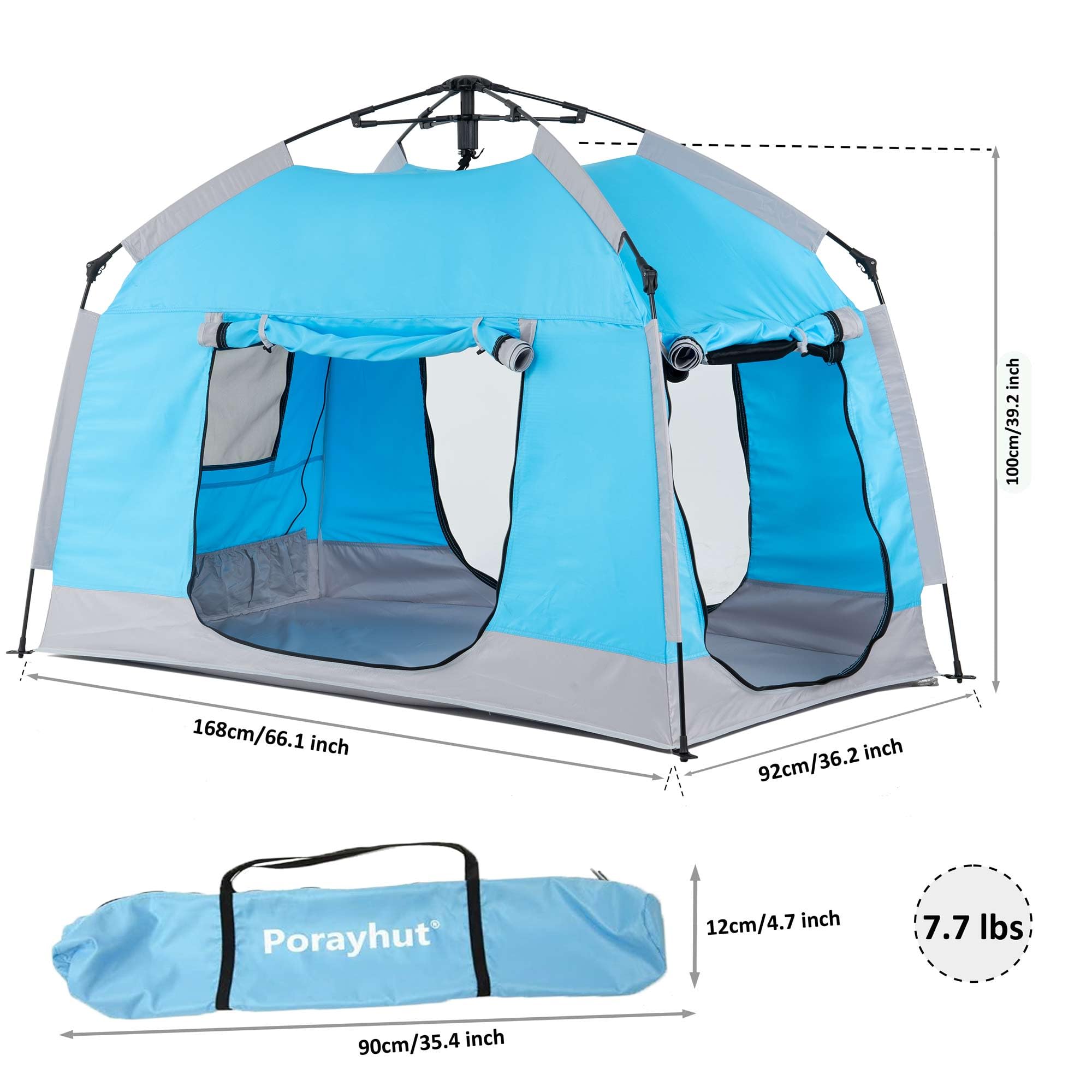 Porayhut private space tent creating personal play nook