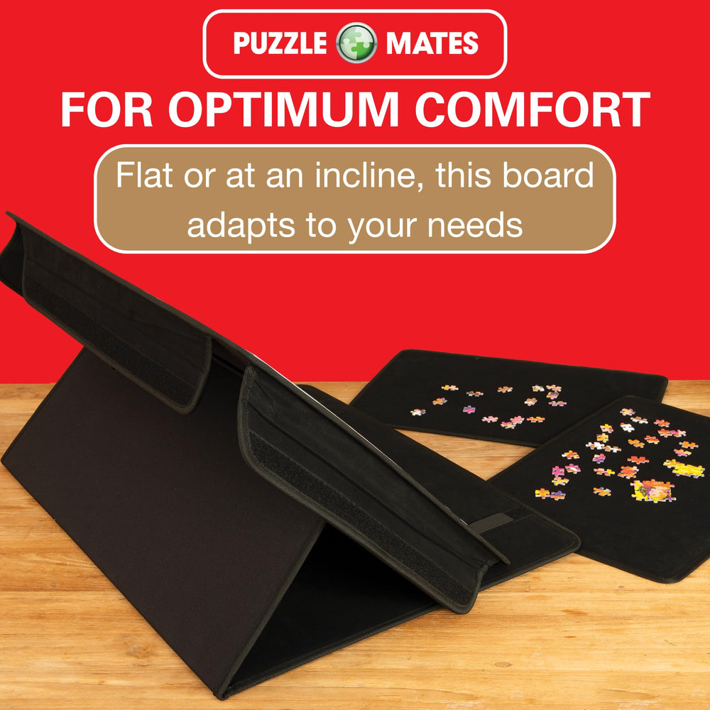 PORTA PUZZLE Comfort angle range 30–50 degrees for comfort.