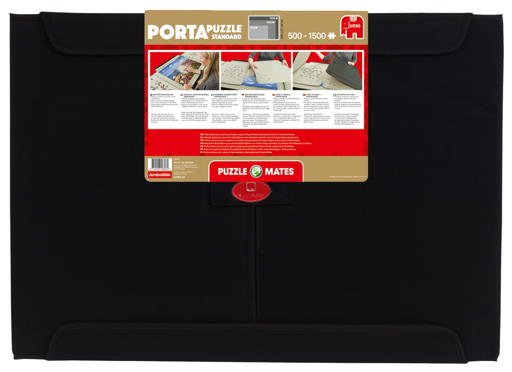 PORTA PUZZLE Jumbo Puzzle Mates lightweight yet sturdy for travel to anywhere.