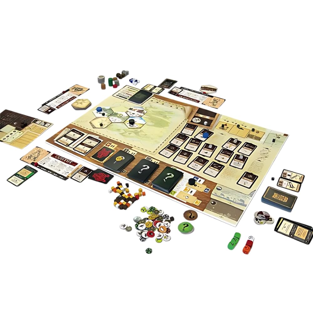 Robinson Crusoe box shows complete upgraded contents for the edition
