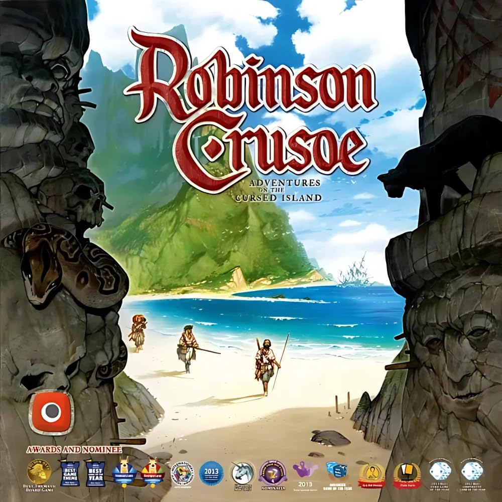 Robinson Crusoe wooden resource pieces enable tactile setup