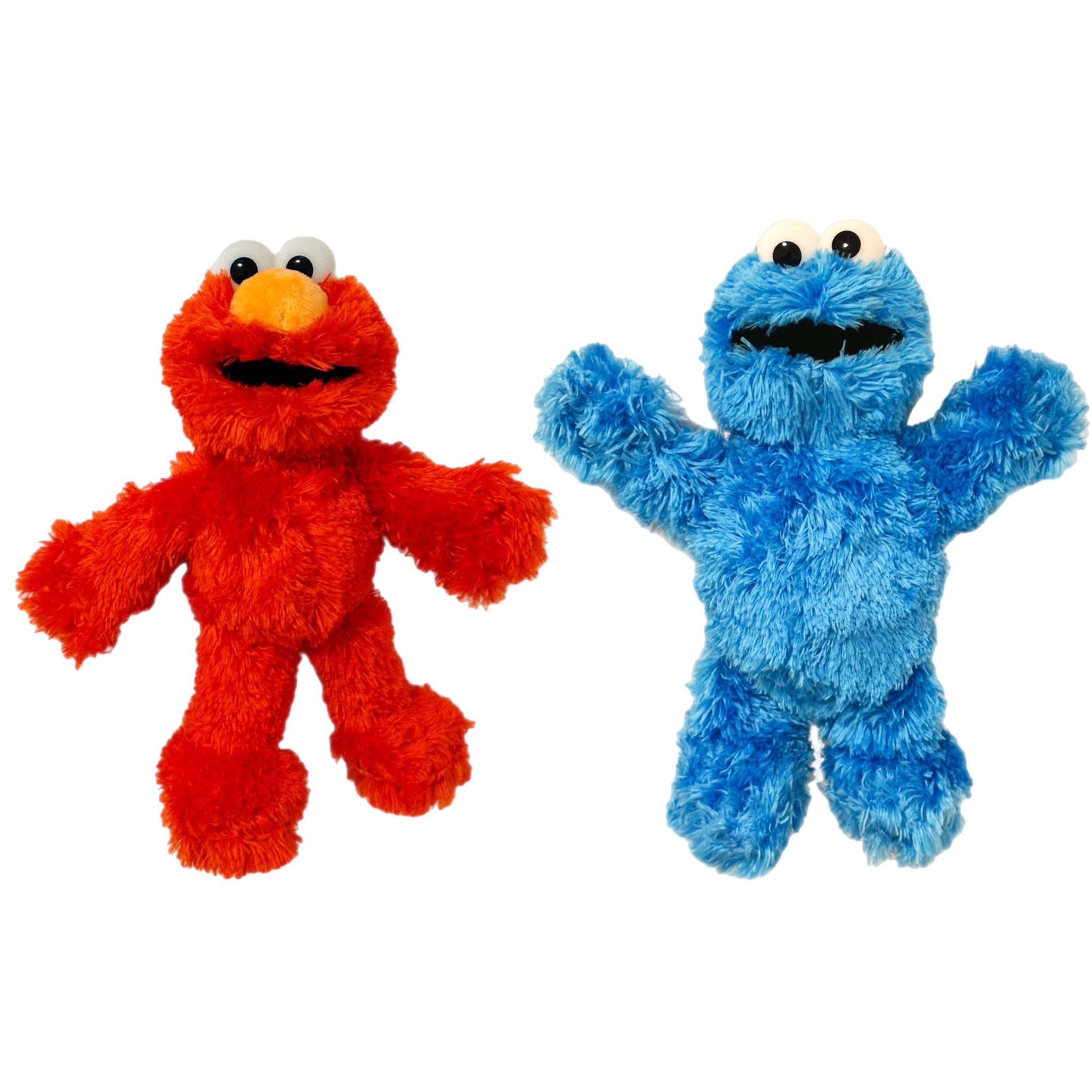Posh Paws Sesame Street Elmo plush 8-inch close-up, ultra-soft cuddle for infants from birth
