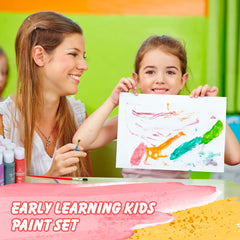 Positive Art paints are non-toxic and safe for young artists' projects.