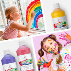 Easy-cleanup feature of Positive Art washable paint for quick post-paint routines.