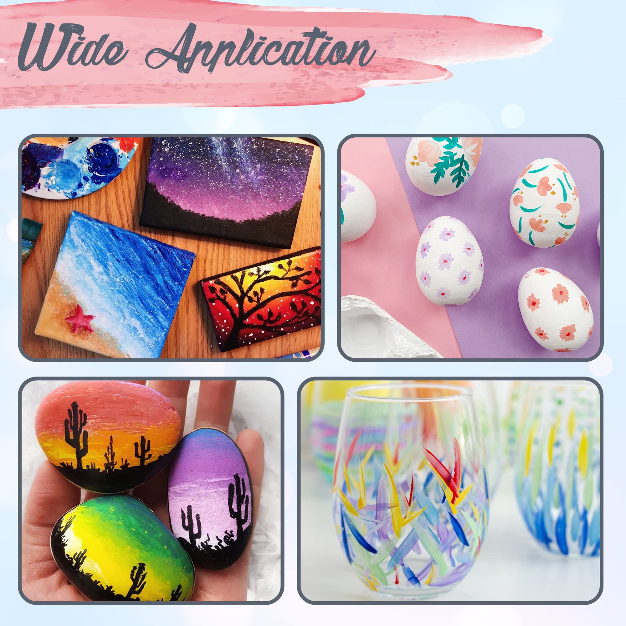 Positive Art glitter tempera paints bring sparkle to posters and cards.