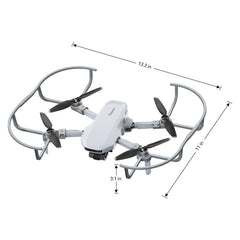 Potensic 360° propeller guard top view shows complete guard coverage for ATOM series.