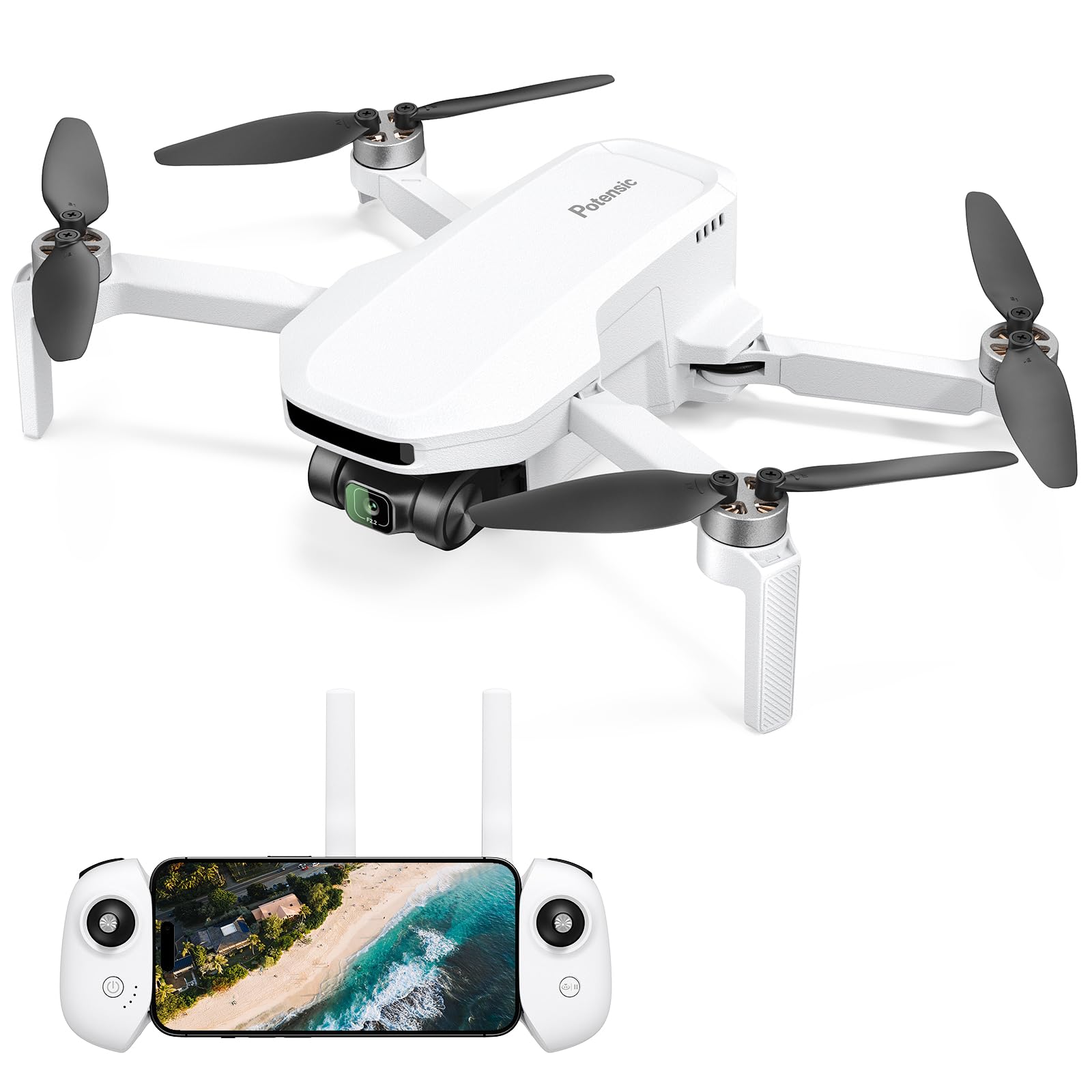 Potensic ATOM LT folded drone for easy carry and travel