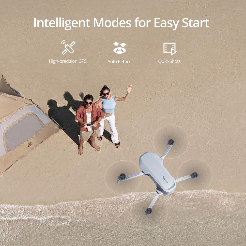 Potensic ATOM visual-tracking and quickshots enable cinematic footage.