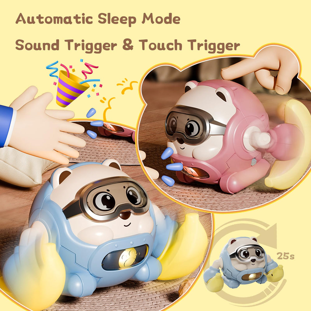 Potroxdom baby toy featuring sensory lights and music for attention and engagement