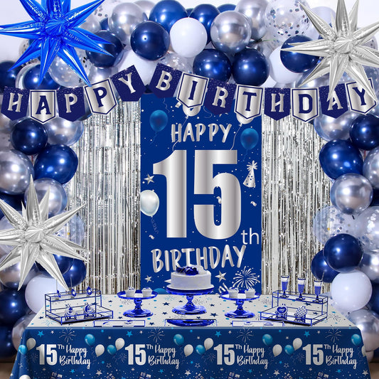 Pounira 15th birthday door banner for a bold entry décor