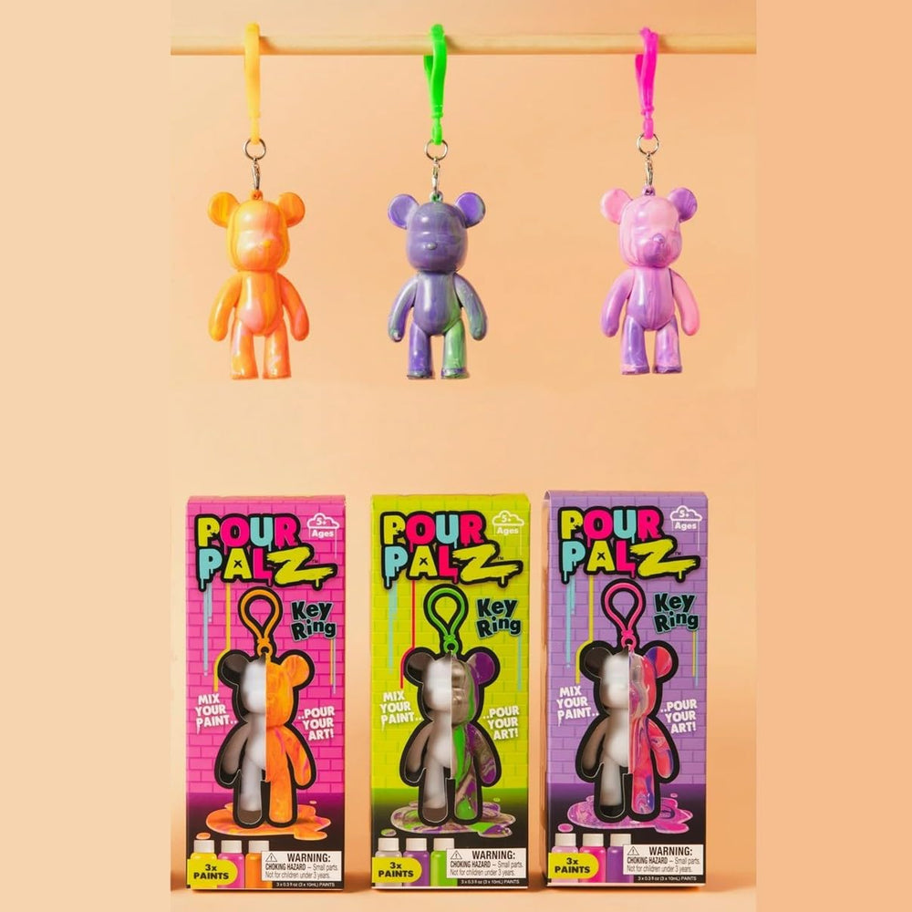 Pour Palz portable art kit fits in a bag for travel crafts.