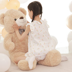 Poutmac 47inch teddy bear bow detail adds gift-ready charm.