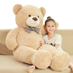 Poutmac 47inch teddy bear full view highlights a towering cuddle companion for the home.