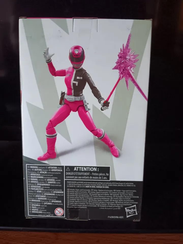 Power Rangers Lightning Collection S.P.D. Pink Ranger blast effect for dynamic action displays.
