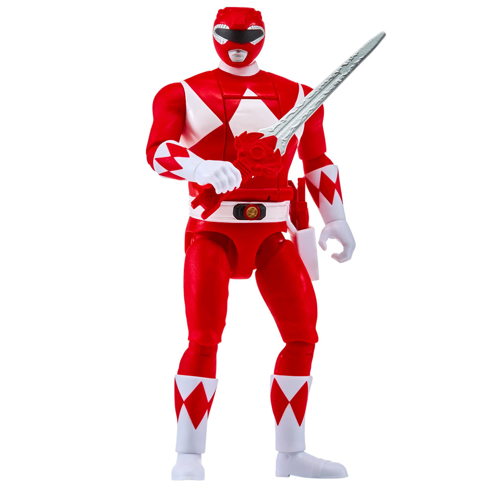 Power Rangers Red Ranger figure articulation for poseable play and action scenes