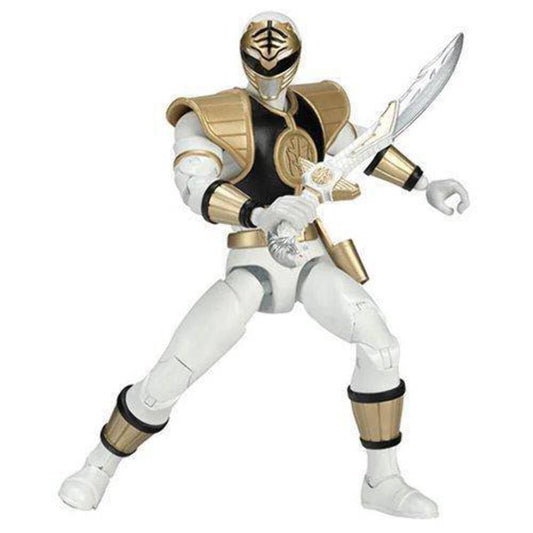 Power Rangers Mighty Morphin White Ranger figure with show-accurate styling and poseable design.
