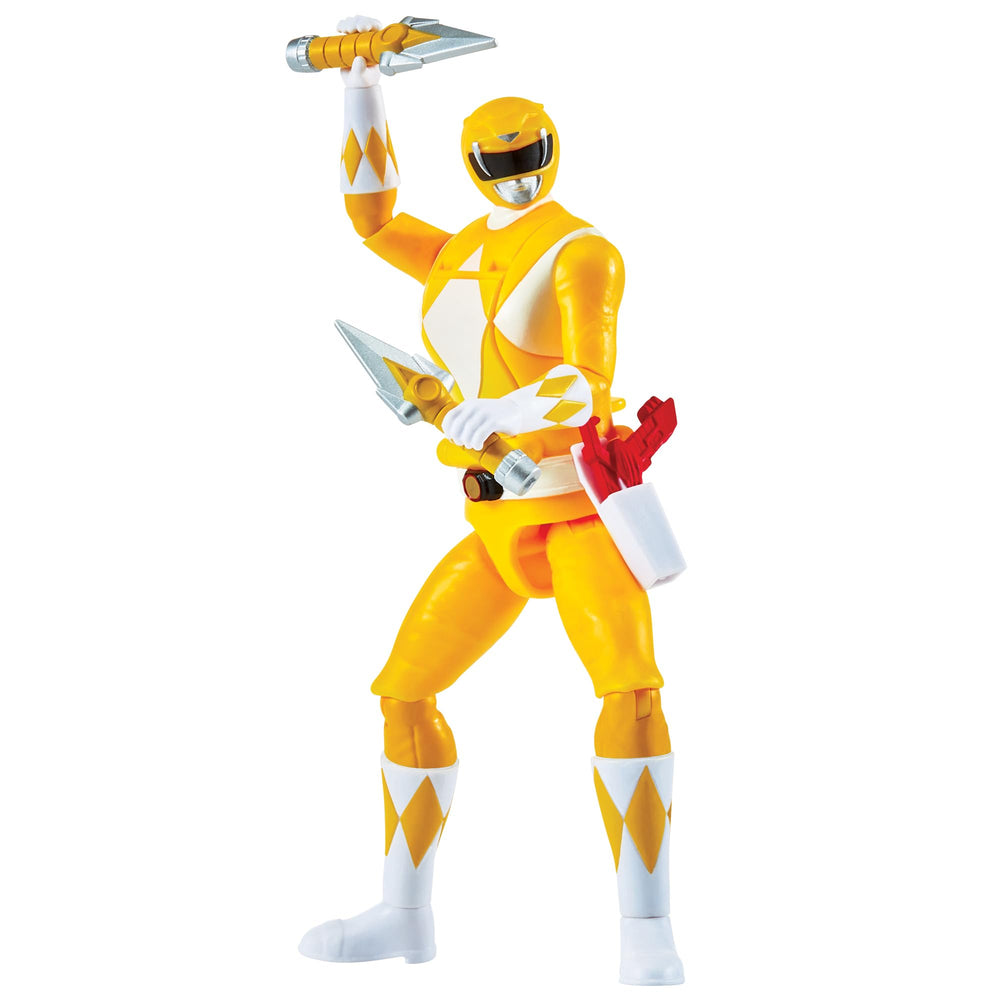 Power Rangers Re-Ignition Yellow Ranger 6-Inch figure on display for your collection