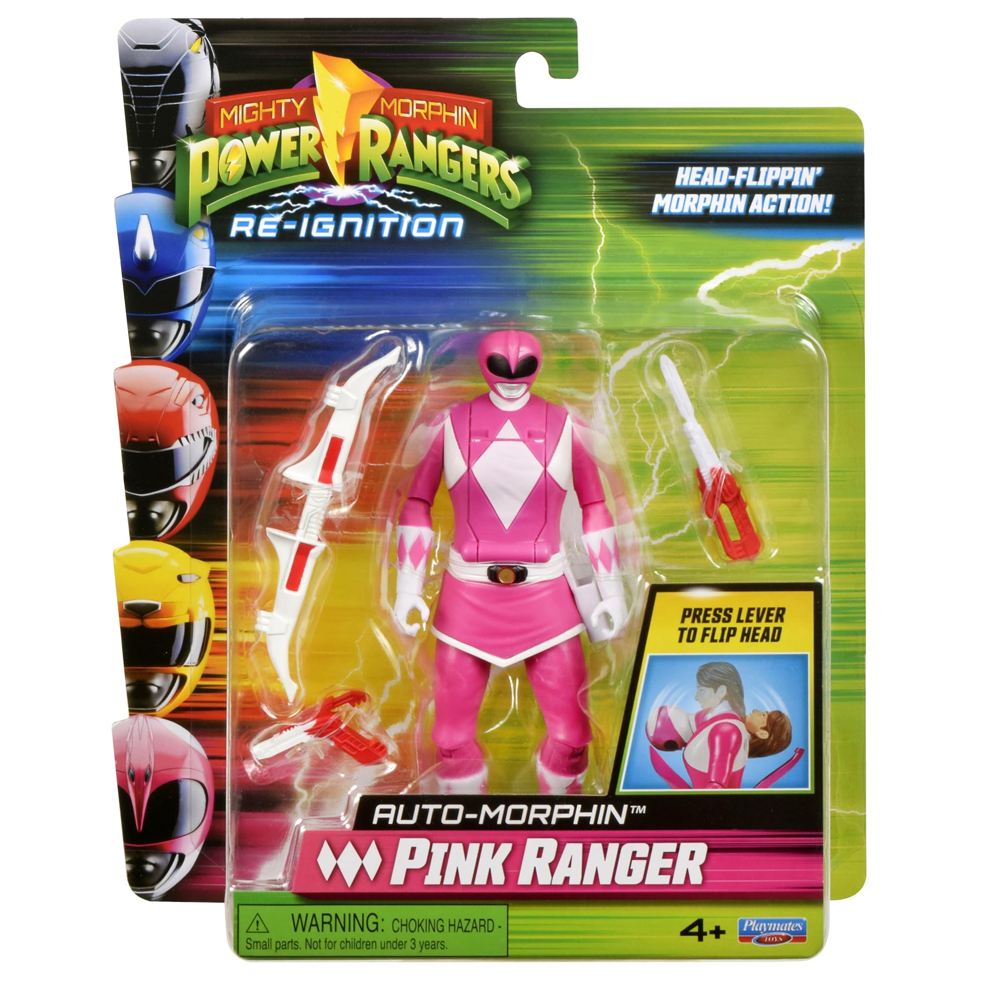 Power Rangers Re-Ignition Pink Ranger 6-inch figure in dynamic display pose