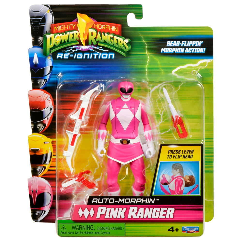 Power Rangers Re-Ignition Pink Ranger 6-inch figure in dynamic display pose