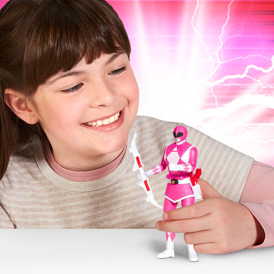Power Rangers Re-Ignition Pink Ranger Auto Morphin 6-inch figure ready for action play