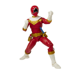 Power Rangers Zeo Red Ranger Zeo Pod Sword included for action poses.
