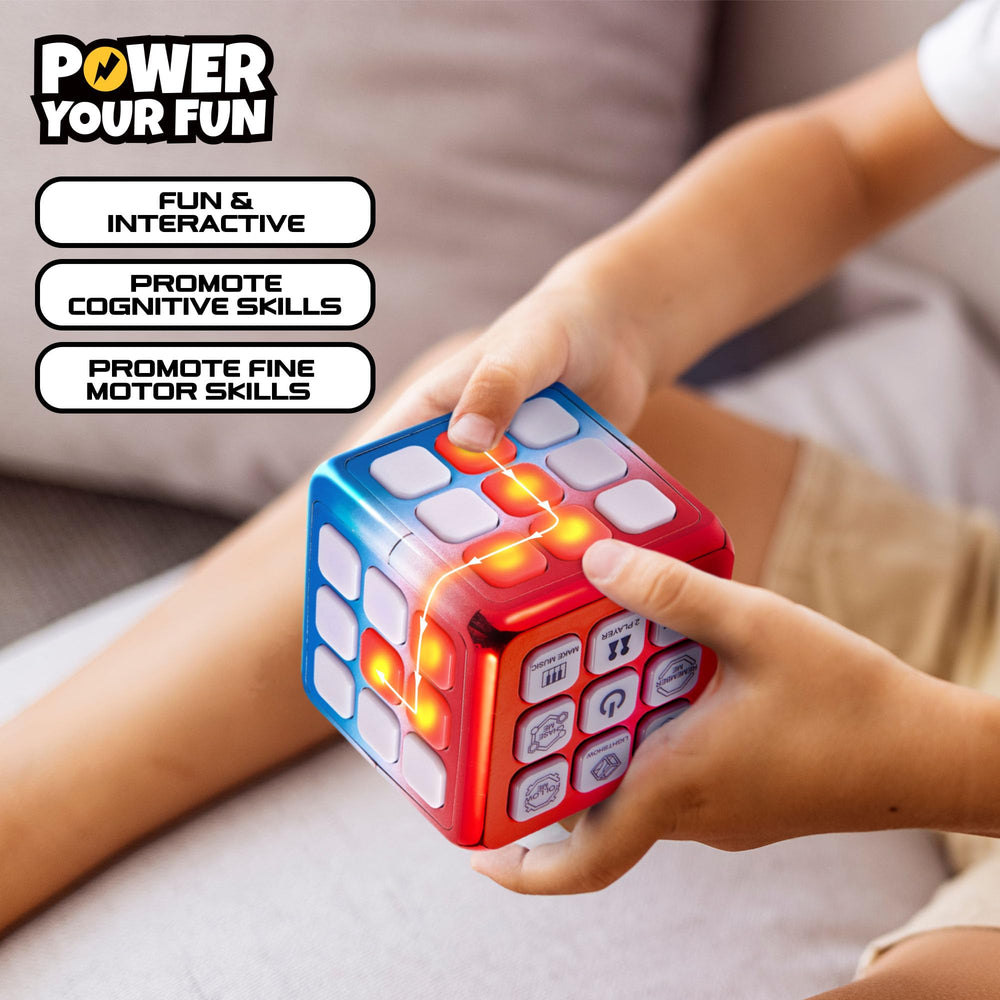 Power Your Fun Cubik Lightshow mode for multiplayer party play.