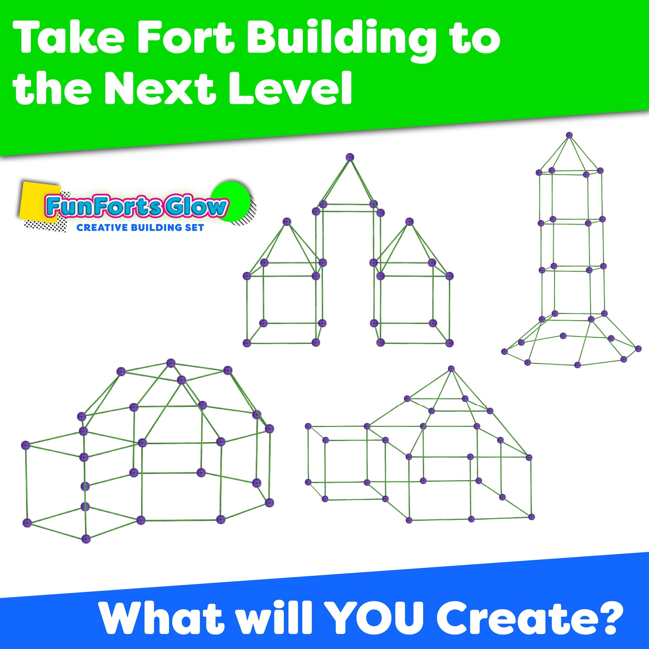 Power Your Fun Fun Forts award-winning design inspires confident builders.