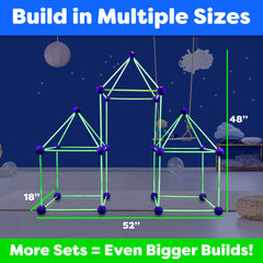 Power Your Fun Fun Forts indoor-outdoor play encourages open-ended construction.