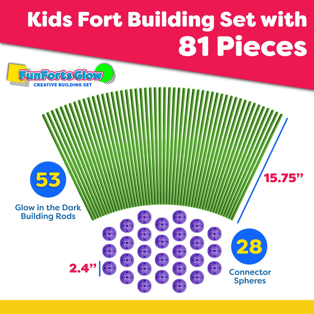 Power Your Fun Fun Forts STEM learning with BPA-free materials for safe exploration.