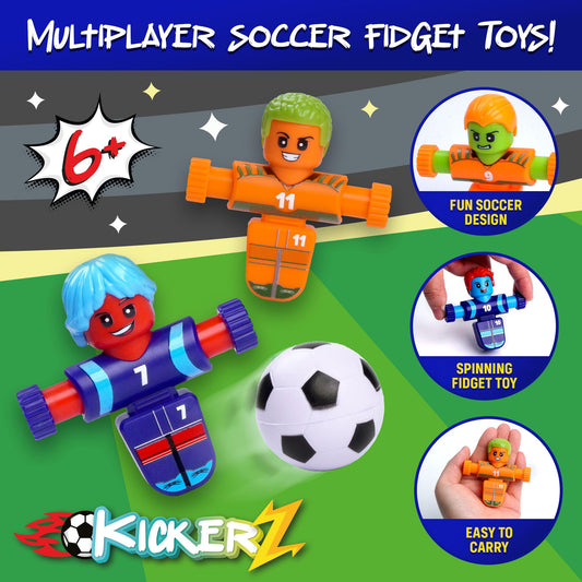 KickerZ soccer goals set up for quick, competitive play