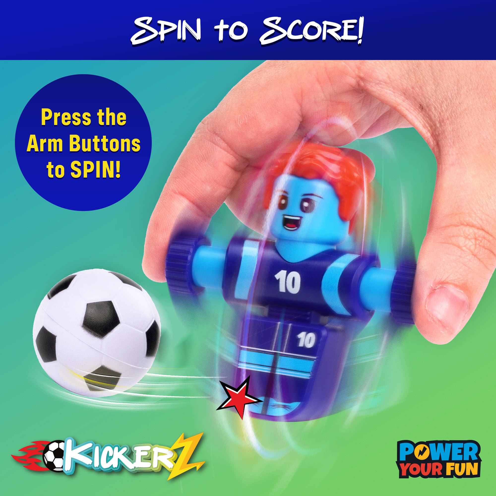 Spin action and kicks enhance hand eye coordination
