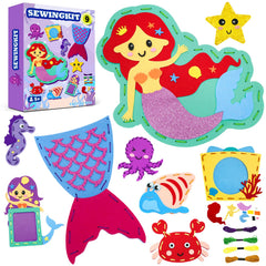 Powerful Xishan Mermaid Glitter stickers add decorative fun