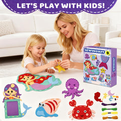 Powerful Xishan Mermaid Sewing Kit beginner projects booklet with nine ideas