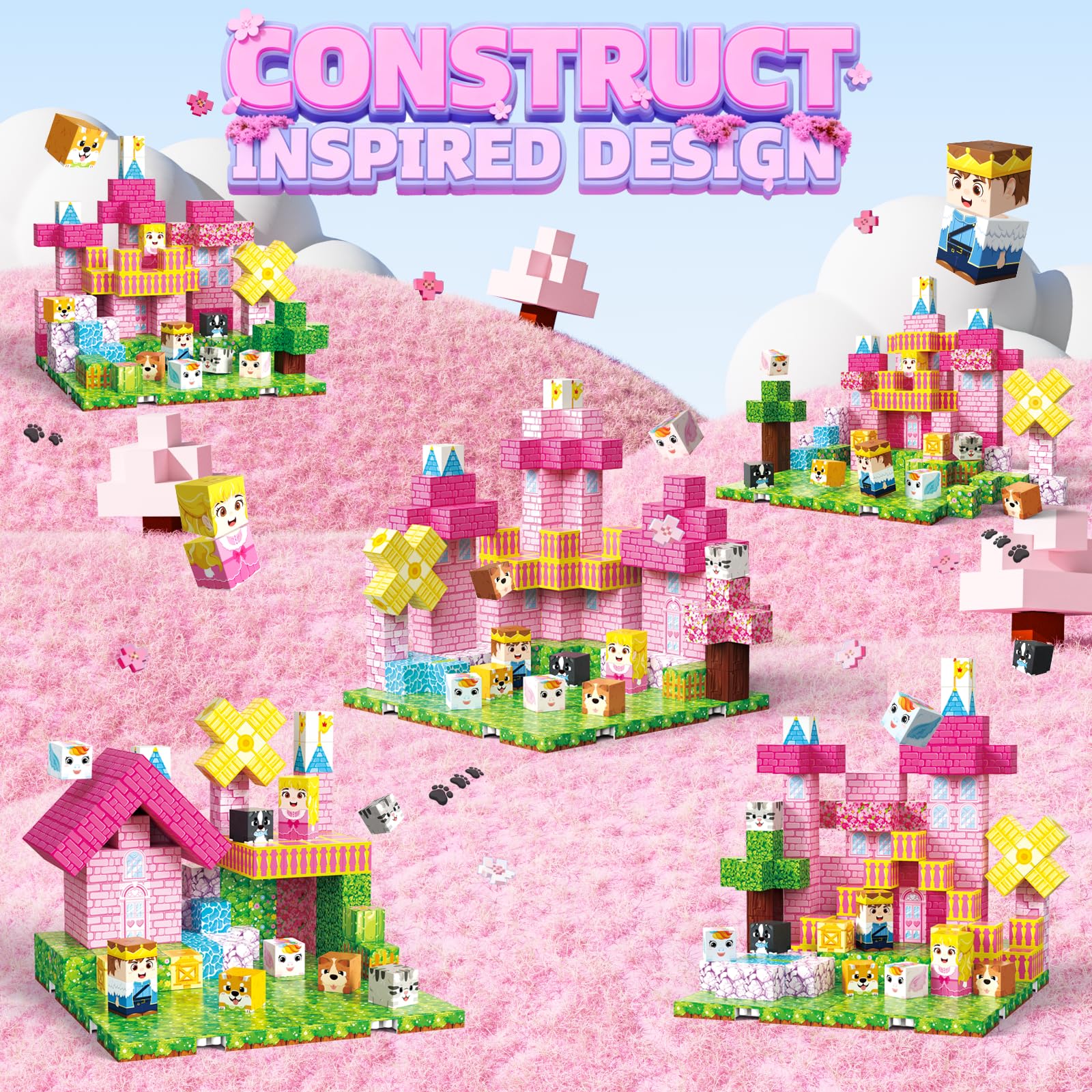 Powerful Xishan princess castle textures inspire imaginative play.