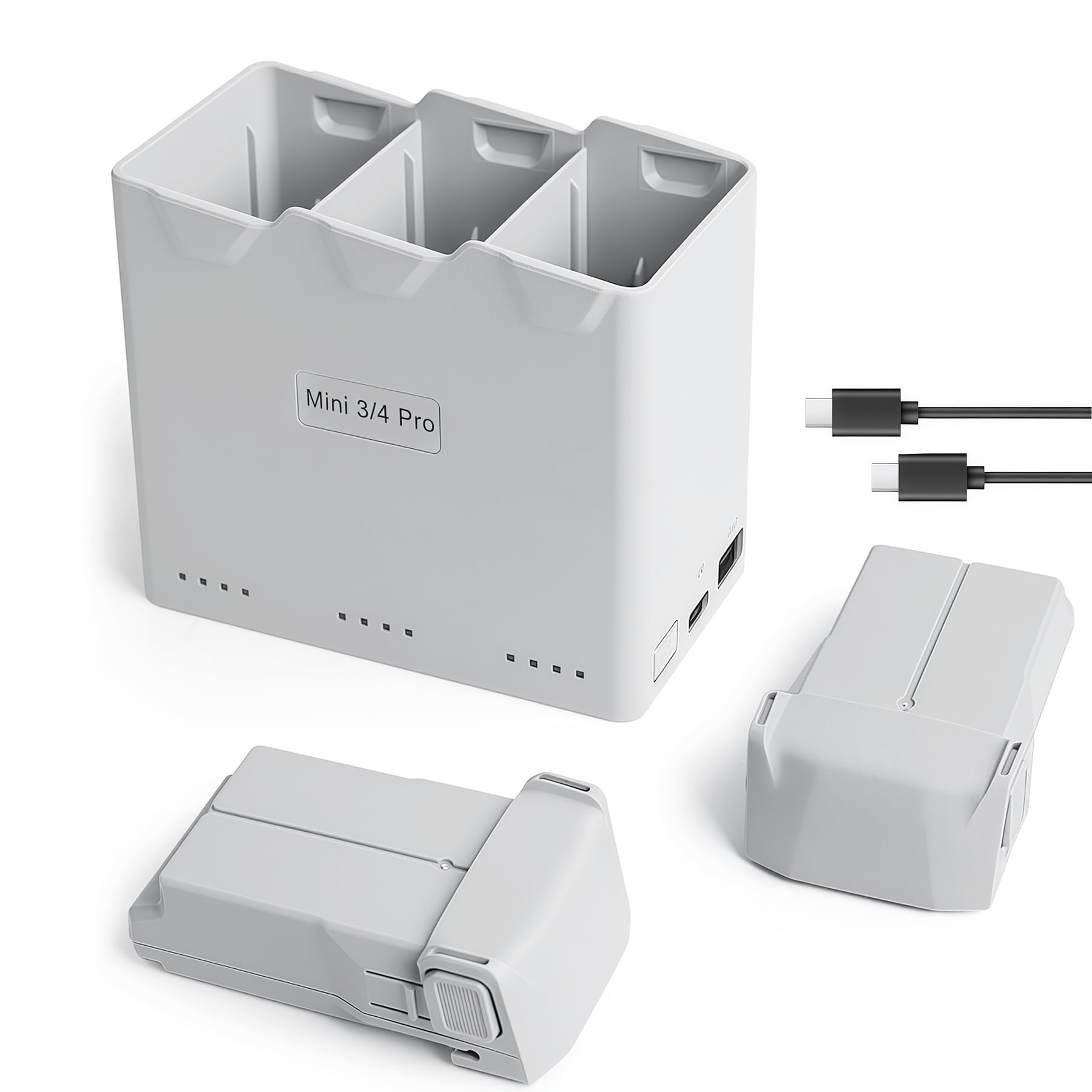 POWERION 2-pack mini 3-series batteries for longer, dependable drone flights.