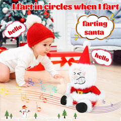 PowerPals 11-inch Santa toy powered by three AAA batteries for action.