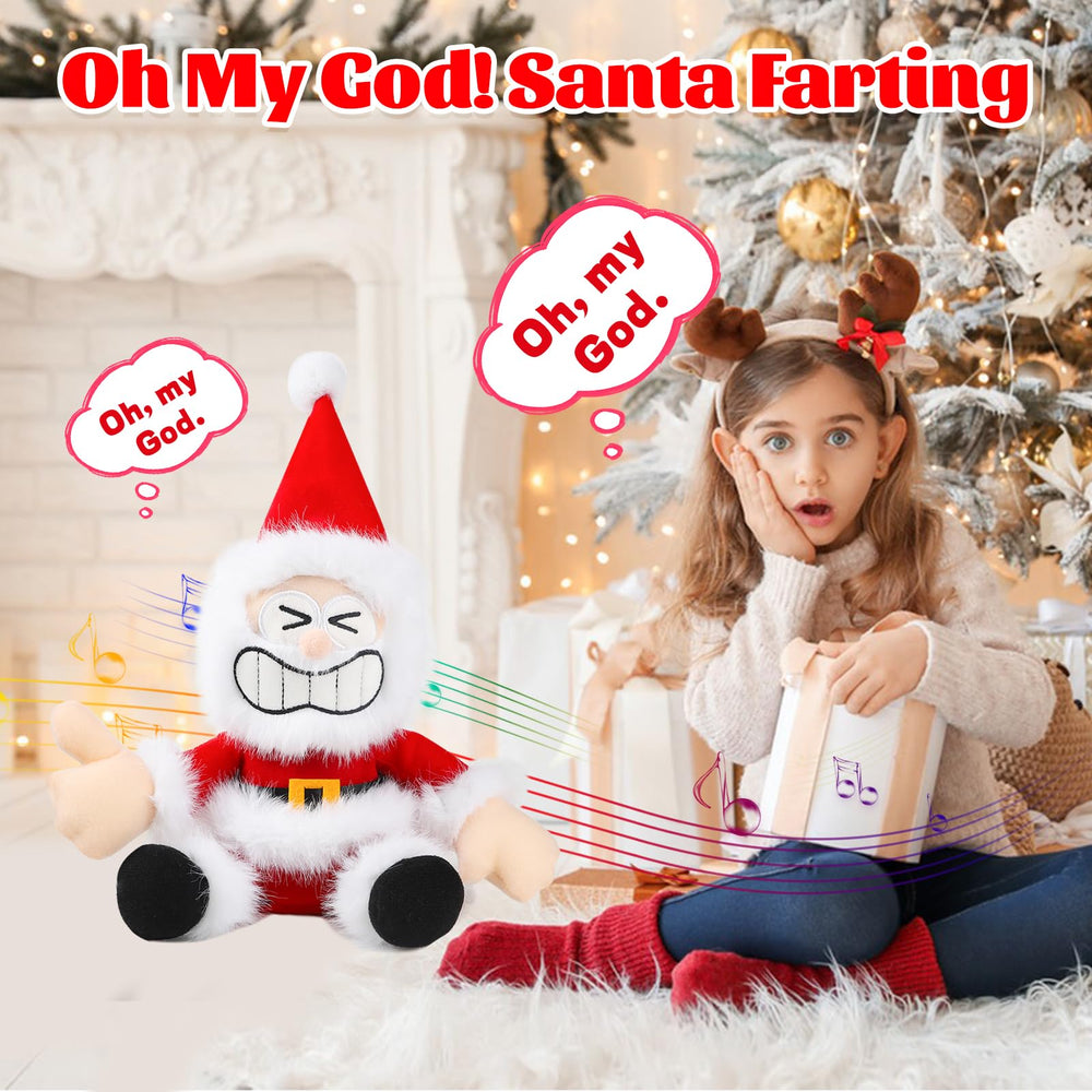 PowerPals soft plush Santa with fluffy beard looks cozy and inviting.