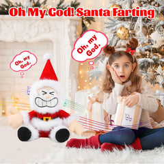 PowerPals soft plush Santa with fluffy beard looks cozy and inviting.