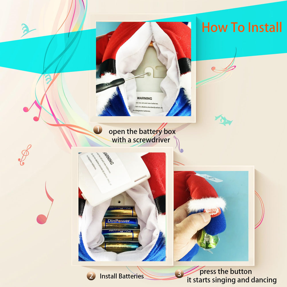 PowerPals soft plush Santa decor brings warmth to any room.