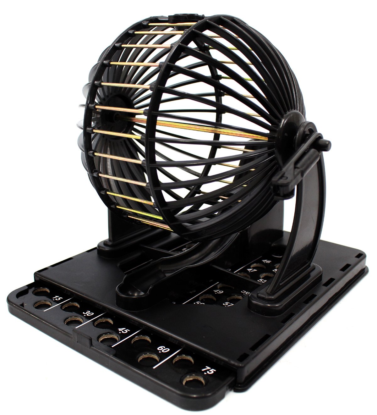 PowerTRC Bingo Cage Assembly shows a durable, easy-rotate mechanism for quick setup.